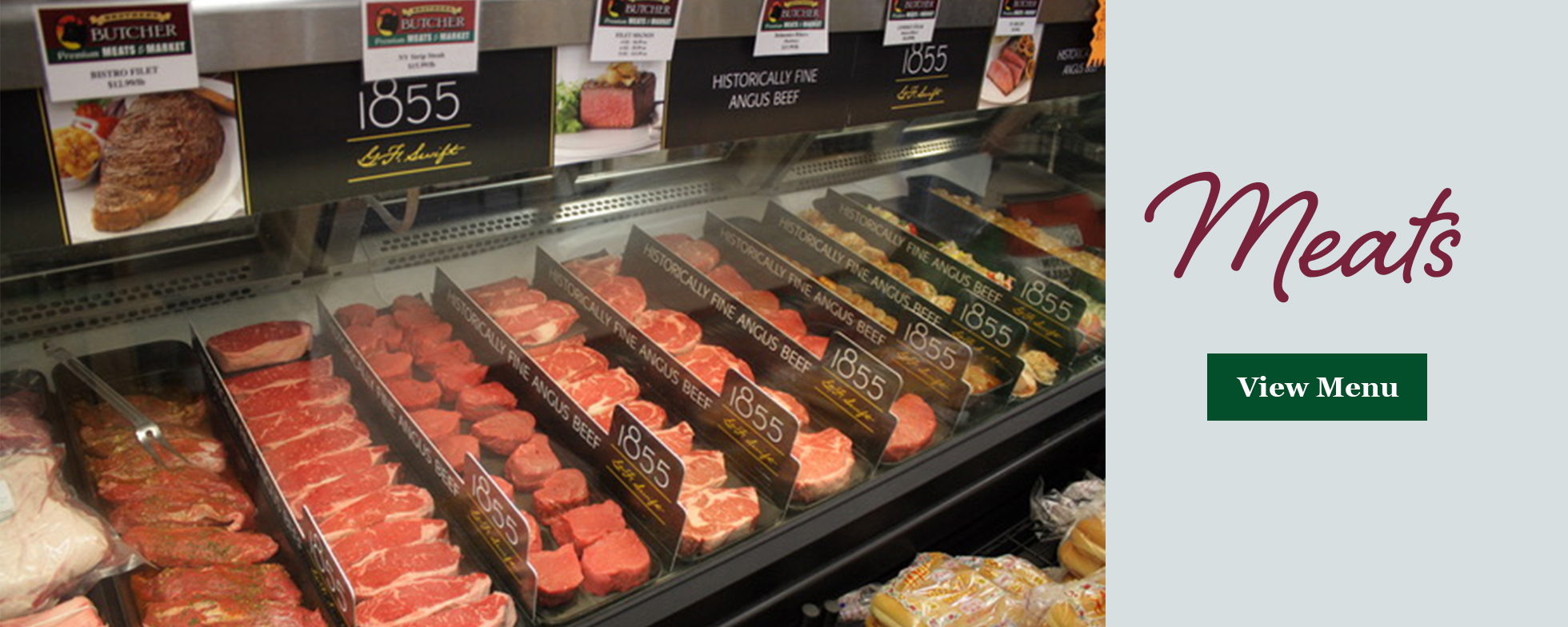 Brothers Butcher fresh meat selections